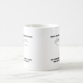 Von Tryptophan zu Serotonin (Chemie-Spaß) Kaffeetasse (Mittel)