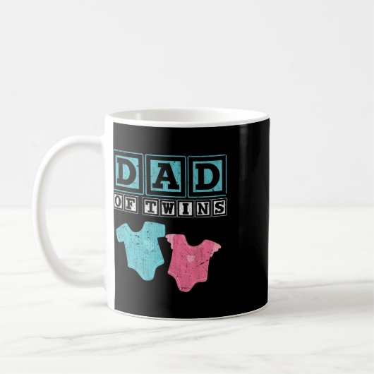 von Twins Family Daddy Vathers Day Future Parters Kaffeetasse (Links)