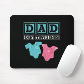 von Twins Family Daddy Vathers Day Future Parters Mousepad (Mit Mouse)