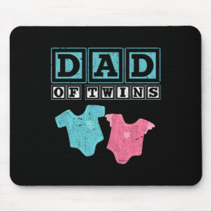 von Twins Family Daddy Vathers Day Future Parters Mousepad