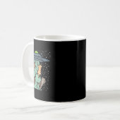 Von Ufo Funny Alien Space entführte Katzen Lover M Kaffeetasse (Vorderseite Links)
