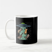 Von Ufo Funny Alien Space entführte Katzen Lover M Kaffeetasse (Links)