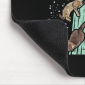 Von Ufo Funny Alien Space entführte Katzen Lover M Mousepad (Ecke)