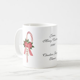 Von und zu den Leuten Candy Cane "Joy Weihnachten Kaffeetasse