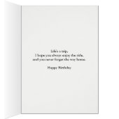 Von uns alle Karte und Motorrad Geburtstag (Innen (Rechts))