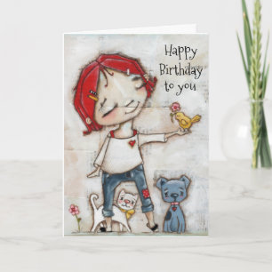 Von uns allen - Geburtstagskarte Karte