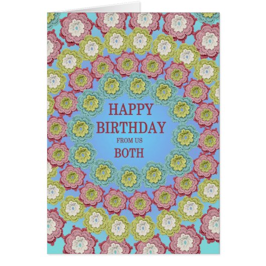 Von uns beiden Geburtstagskirchen-Blume (Vorne)