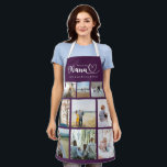 Von uns Familienfoto Collage Wir Liebe Sie Nana Ap Schürze<br><div class="desc">Passen Sie diese aus Uns Familienfoto Collage Wir Liebe Sie Nana Schürze Geschenk Idee zu feiern, Freunde, Familie, oder eines Ihrer Lieblings-Menschen. Dieses personalisierte Geschenk macht ein gedankenvolles Weihnachtsgeschenk. Familie und Freunde werden diese Liebe von uns Familienfoto Collage Wir Liebe Sie Nana Schürze personalisiert Weihnachtsgeschenk Idee. Es ist einfach, sich...</div>