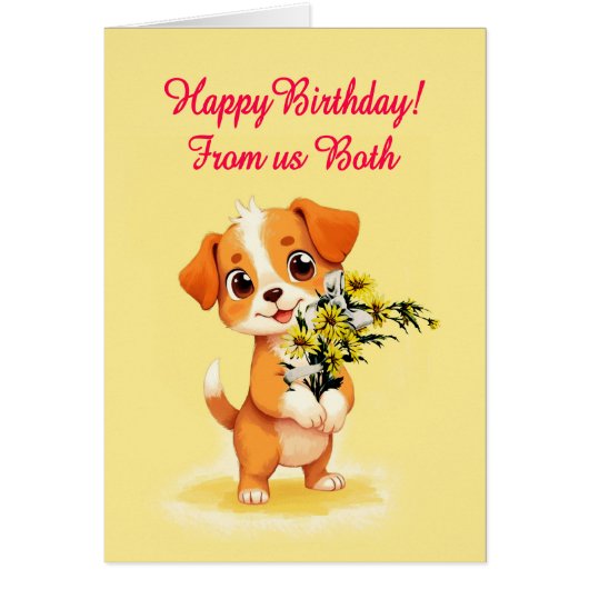 Von uns sowohl GeburtstagWelpen als auch Blume (Vorne)