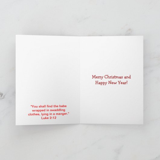 Von unserem Haus zu dir zu Weihnachten (Innenseite)