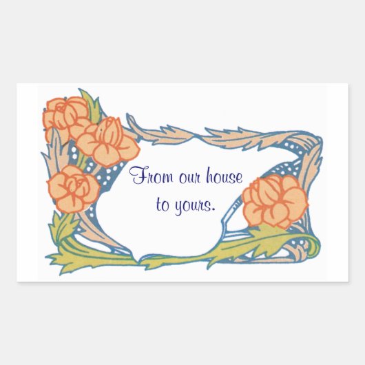 Von unserem Haus zu Ihrem eigenen Aufkleber anpass (Vorderseite)