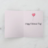 Von unserem Haus zu Ihrem Valentinin bearbeitbar Karte (Innenseite)