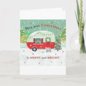 VON "UNSEREM KAMPER" KRISTMAS GREETINS KARTE (Vorderseite)