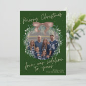 Von unserem Seitenrand zu deinem Foto-Karte Feiertagskarte (Stehend Vorderseite)