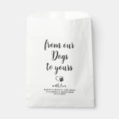 Von unseren Hunden Personalisierte Doggie Hund Hau Geschenktütchen (Vorderseite)