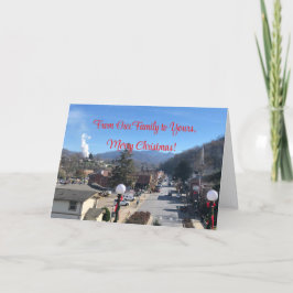 Von unserer Familie zu deiner Weihnachtskarte Karte