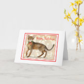 Von unserer Katze bis zur Weihnachtskarte Ihrer Ka Karte (Gelbe Blume)