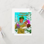 Von unserer Urlaubskarte Karte (Vorderseite/Rückseite Beispiel)