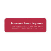 Von unserer Zuhause auf Ihre | Modernes Minimalist (Vorne)