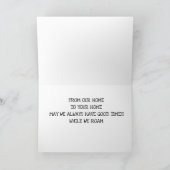 VON UNSERER ZUHAUSE ZU IHREN - FUN, WÄHREND WIR FA KARTE (Innenseite)