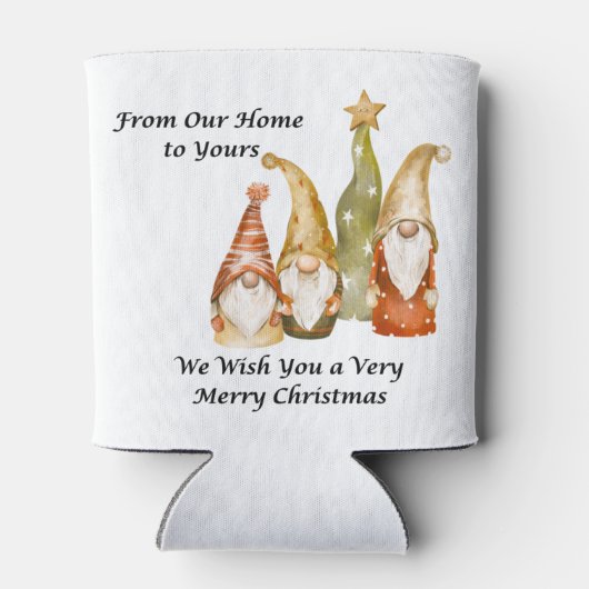 Von unserer Zuhause zu Ihrer auf einem Getränk Dosenkühler (Rückseite)