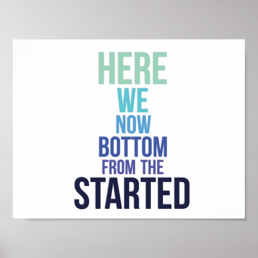 Von unten gestartet poster (Vorne)