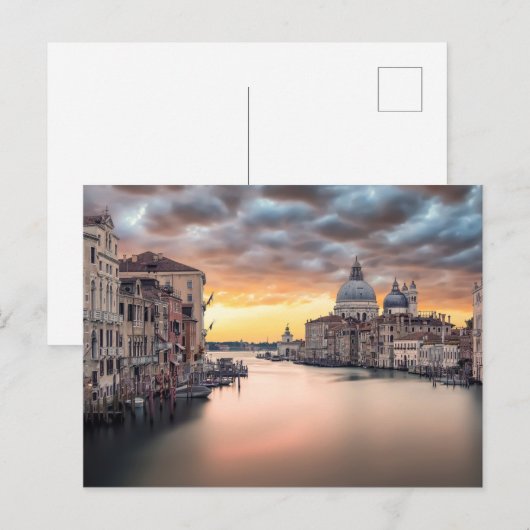 Von Venedig mit Liebe Postkarte (Vorne/Hinten)