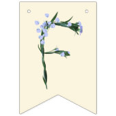 Von Verpassen zu mrs - boho floral Wimpelkette (Erste Fahne)