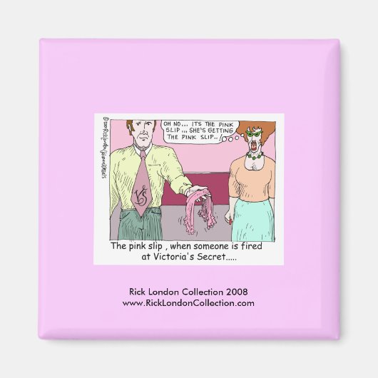 Von Victoria Secret Cartoon Magnet entdeckt (Vorne)