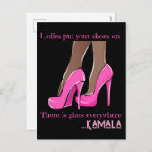 Von Vizepräsident Kamal Harris 2024 Feiertagspostkarte (Vorne/Hinten)