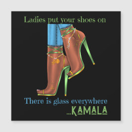 Von Vizepräsident Kamal Harris 2024 Magnetkarte