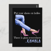 Von Vizepräsident Kamal Harris 2024 Postkarte (Vorne/Hinten)