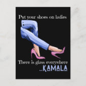 Von Vizepräsident Kamal Harris 2024 Postkarte (Vorderseite)