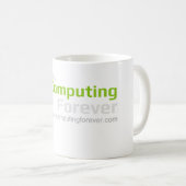 Von von Waren für immer berechnen Kaffeetasse (VorderseiteRechts)