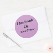 Von Vorlage verarbeitet Runder Aufkleber (Umschlag)