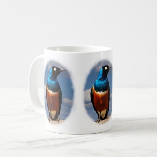 Von vorne gesehen, wunderschöner Star Kaffeetasse (Vorderseite Links)