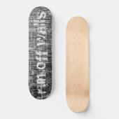 von Wänden abstoßen Skateboard fahren (Vorderseite)