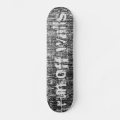 von Wänden abstoßen Skateboard fahren (Vorderseite)