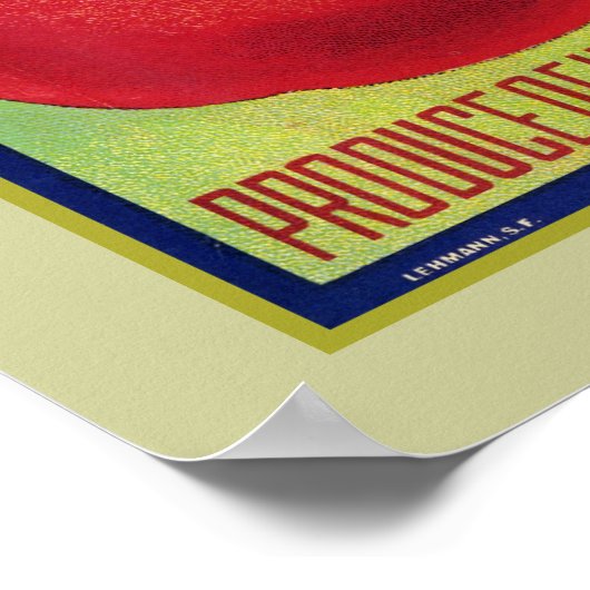 Von Washington Apples Poster abhängig (Ecke)