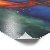 Von Wasserabdruck Fotodruck (Ecke)