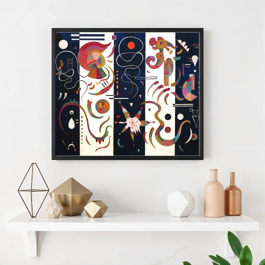 Von Wassily Kandinsky gestrichen Poster