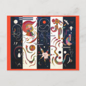 Von Wassily Kandinsky gestrichen Postkarte (Vorderseite)