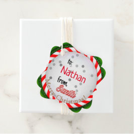 Von Weihnachten Geschenkanhänger