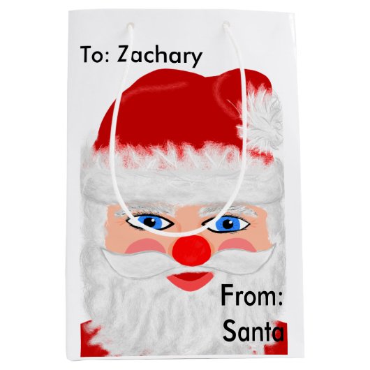 Von Weihnachten Geschenktaschen Mittlere Geschenktüte (Vorderseite)