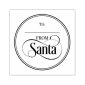 Von Weihnachts-Weihnachtskautschuk-Briefmarke Gummistempel (Prägung)