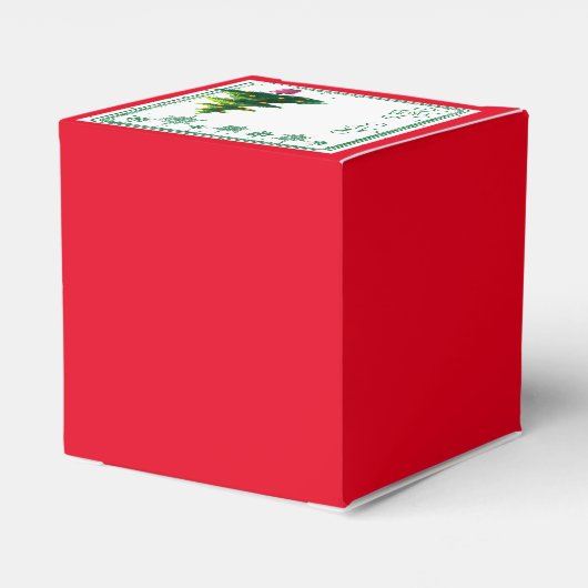 Von Weihnachtsbaumgeschenk Geschenkschachtel (Rückseite)