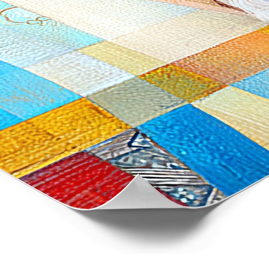 Von Weisheit geleitet Poster (Ecke)