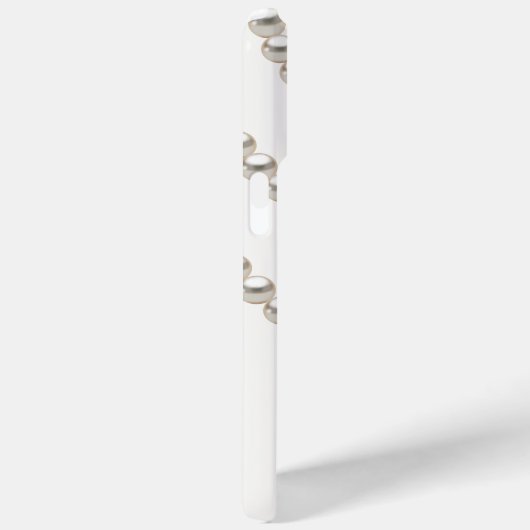 von weißen Perlenhalsketten Case-Mate iPhone Hülle (Rückseite / Rechts)