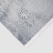 Von weißer, floraler Oberfläche bestickt mit silbe Seidenpapier (Ausschnitt)