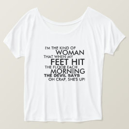 Von wem ist der Teufel, der ängstlich ist? T-Shirt